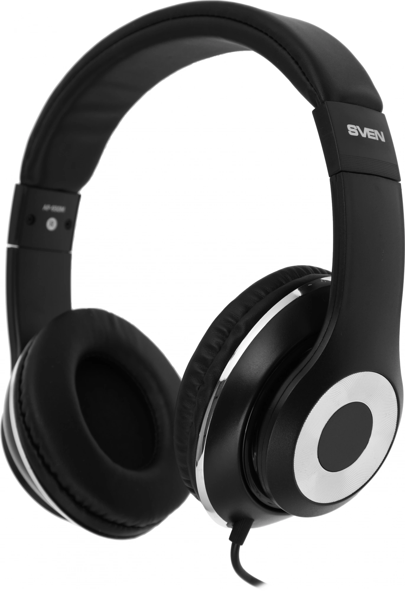 Наушники с микрофоном Sven AP-930M черный/серебристый 1.3м мониторные оголовье (SV-013608)