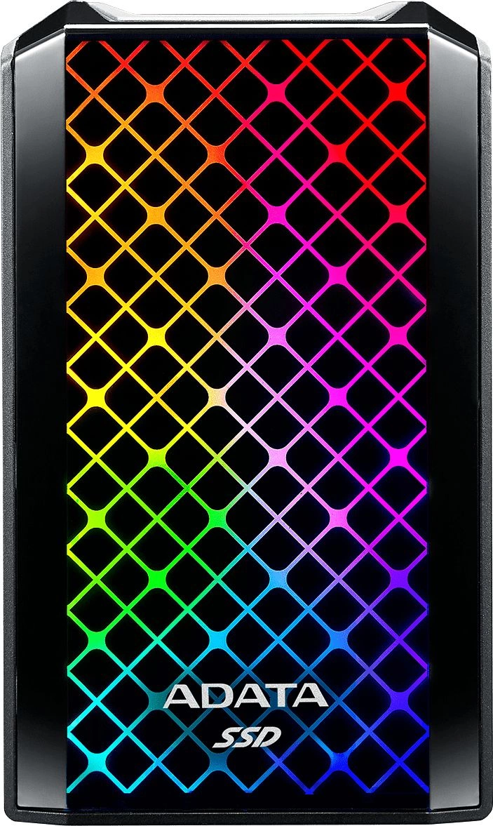 Накопитель SSD A-Data USB-C 512Gb ASE900G-512GU32G2-CBK SE900G 2.5" черный