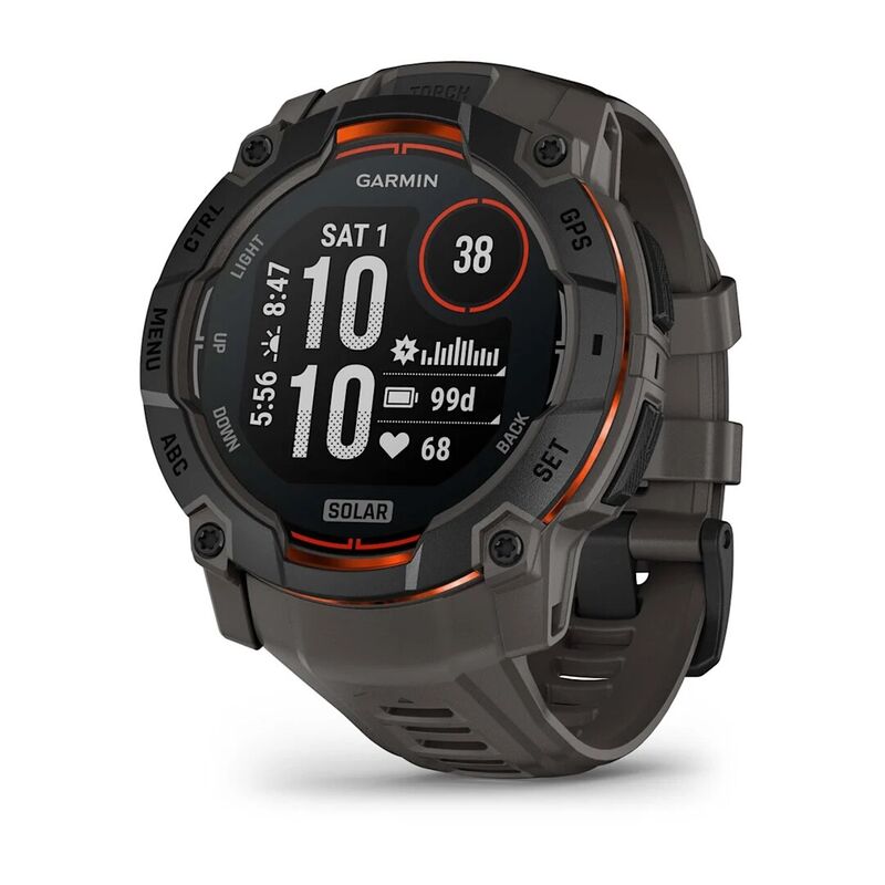 Часы Garmin Instinct 3 50mm Solar Black/Charcoal Band 010-02935-00