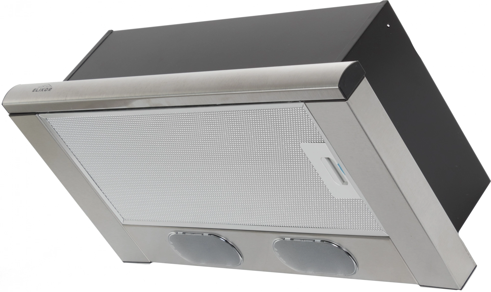 Вытяжка встраиваемая Elikor Интегра 60Н-400-В2Л нержавеющая сталь/нержавеющая сталь управление: кнопочное (1 мотор)