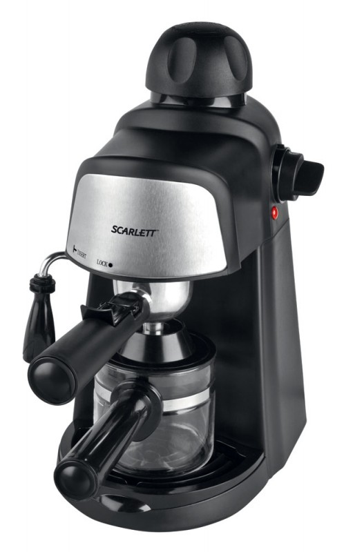 Кофеварка рожковая Scarlett SC-037 800Вт черный