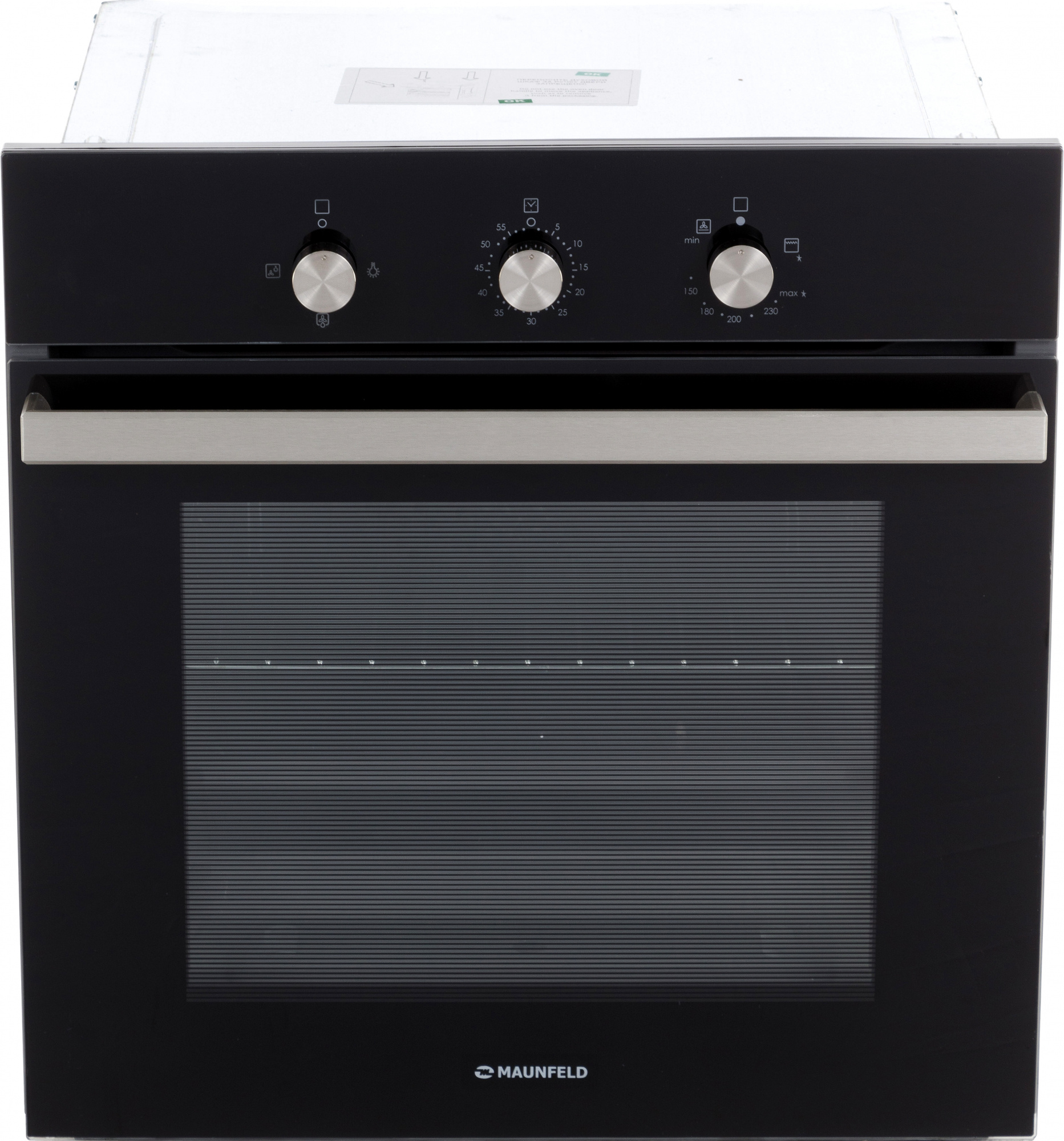 Духовой шкаф Газовый Maunfeld MGOG 673B черный