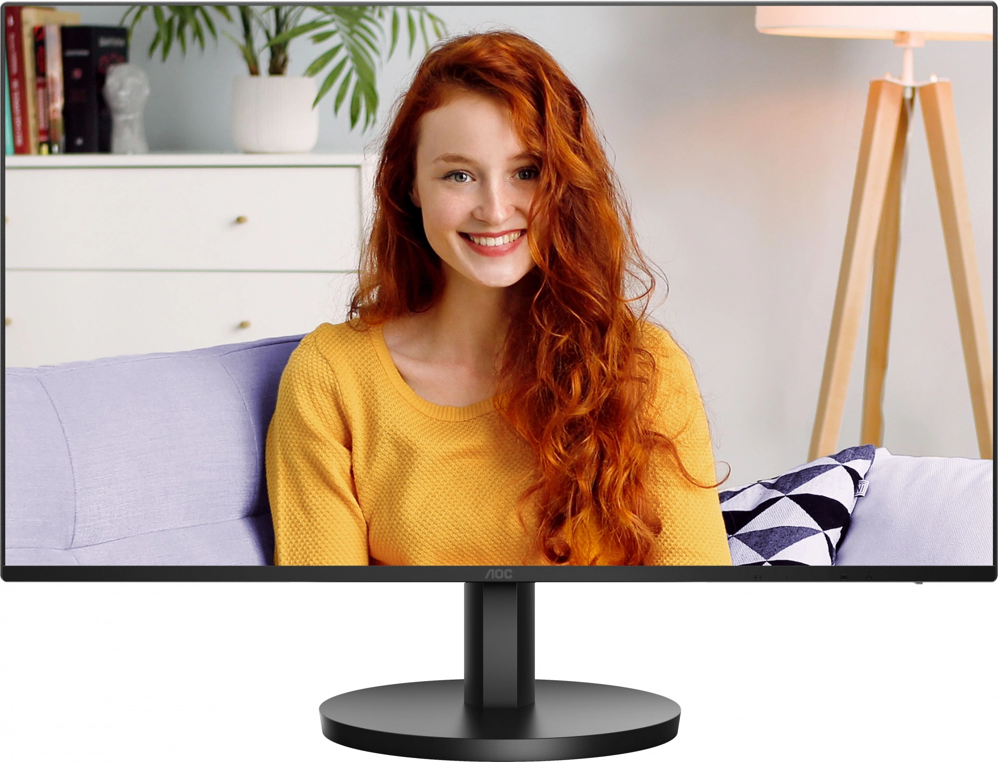 Монитор AOC 23.8" Basic-Line 24B3HA2 черный IPS LED 16:9 HDMI M/M матовая 250cd 178гр/178гр 1920x1080 120Hz VGA FHD 2.97кг