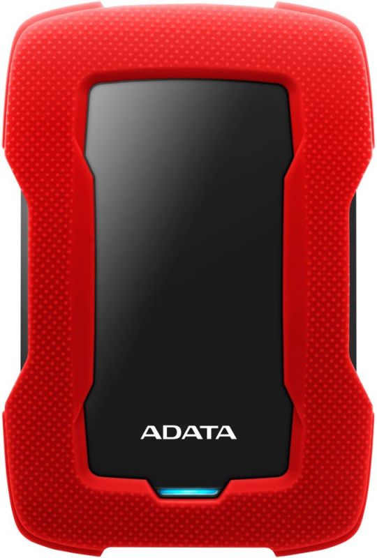 Жесткий диск A-Data USB3.0 1TB AHD330-1TU31-CRD HD330 DashDrive Durable 2.5" красный