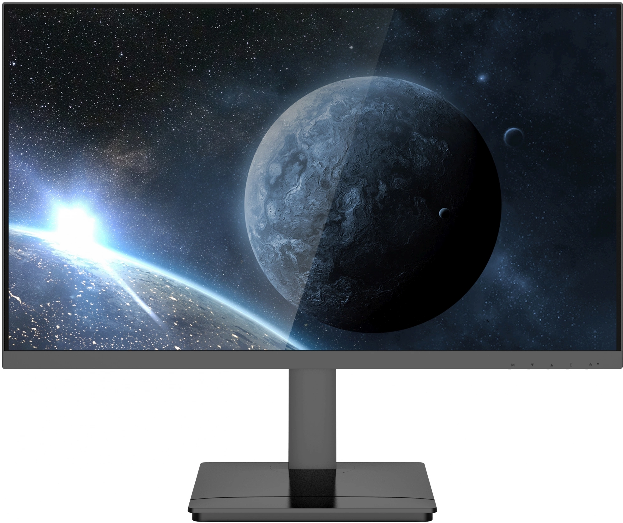 Монитор NPC 27" MD2718-A черный IPS LED 4ms 16:9 DVI HDMI M/M матовая 300cd 178гр/178гр 1920x1080 100Hz G-Sync FreeSync VGA DP FHD 4.95кг