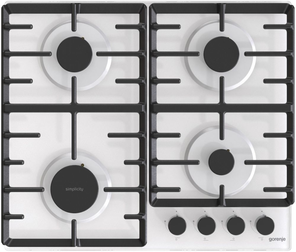 Газовая варочная поверхность Gorenje GT642SYW белый