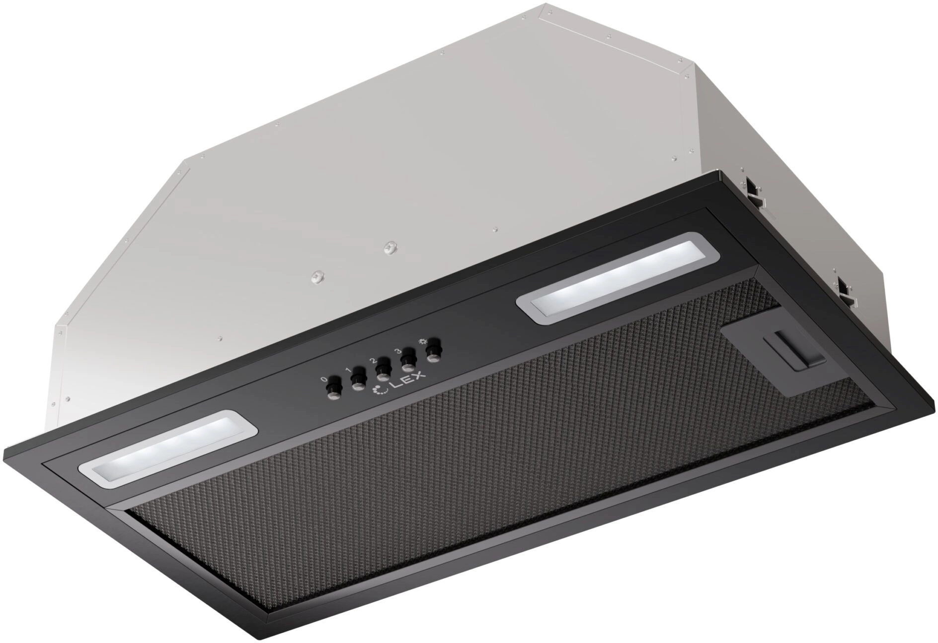Вытяжка встраиваемая Lex Hyper 900 BBL черный управление: кнопочное (1 мотор)
