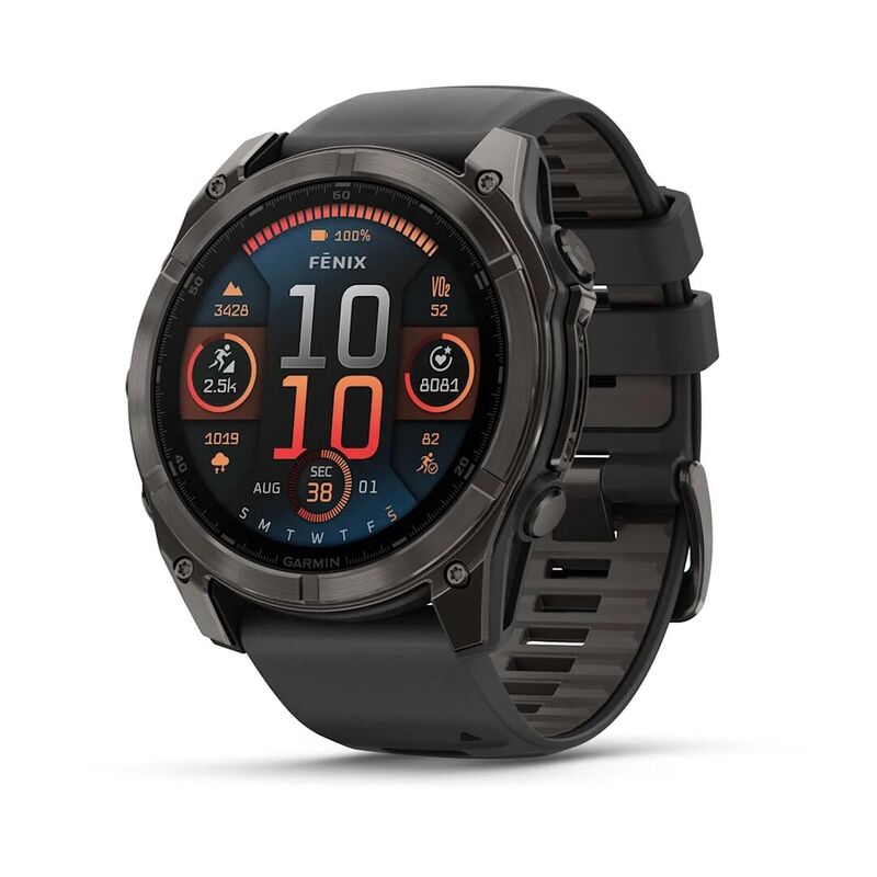 Часы Garmin  Fenix 8 51mm Amoled Sapphire Titanium Carbon Gray 010-02905-21