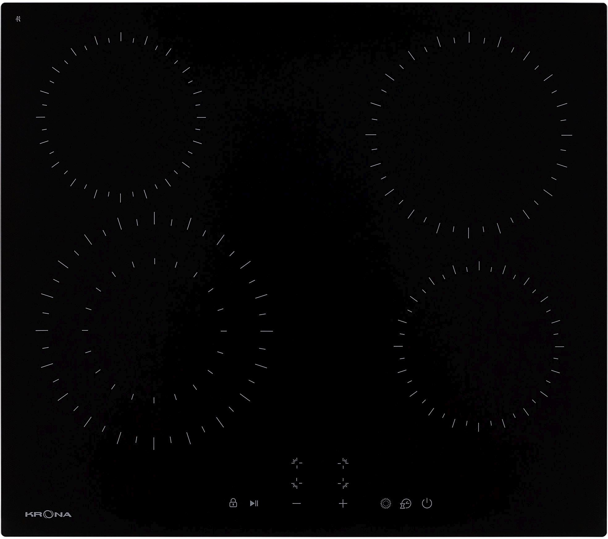 Варочная поверхность Krona 60 BL 1DZTK черный
