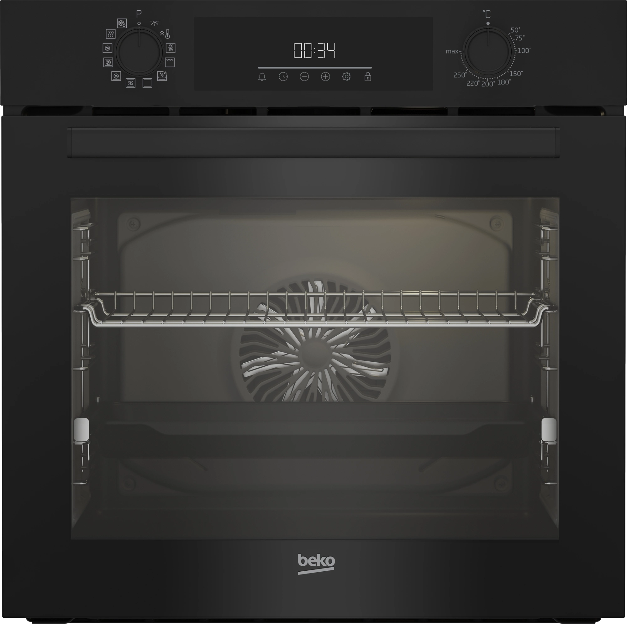 Духовой шкаф Электрический Beko BBIM13300B черный/серебристый