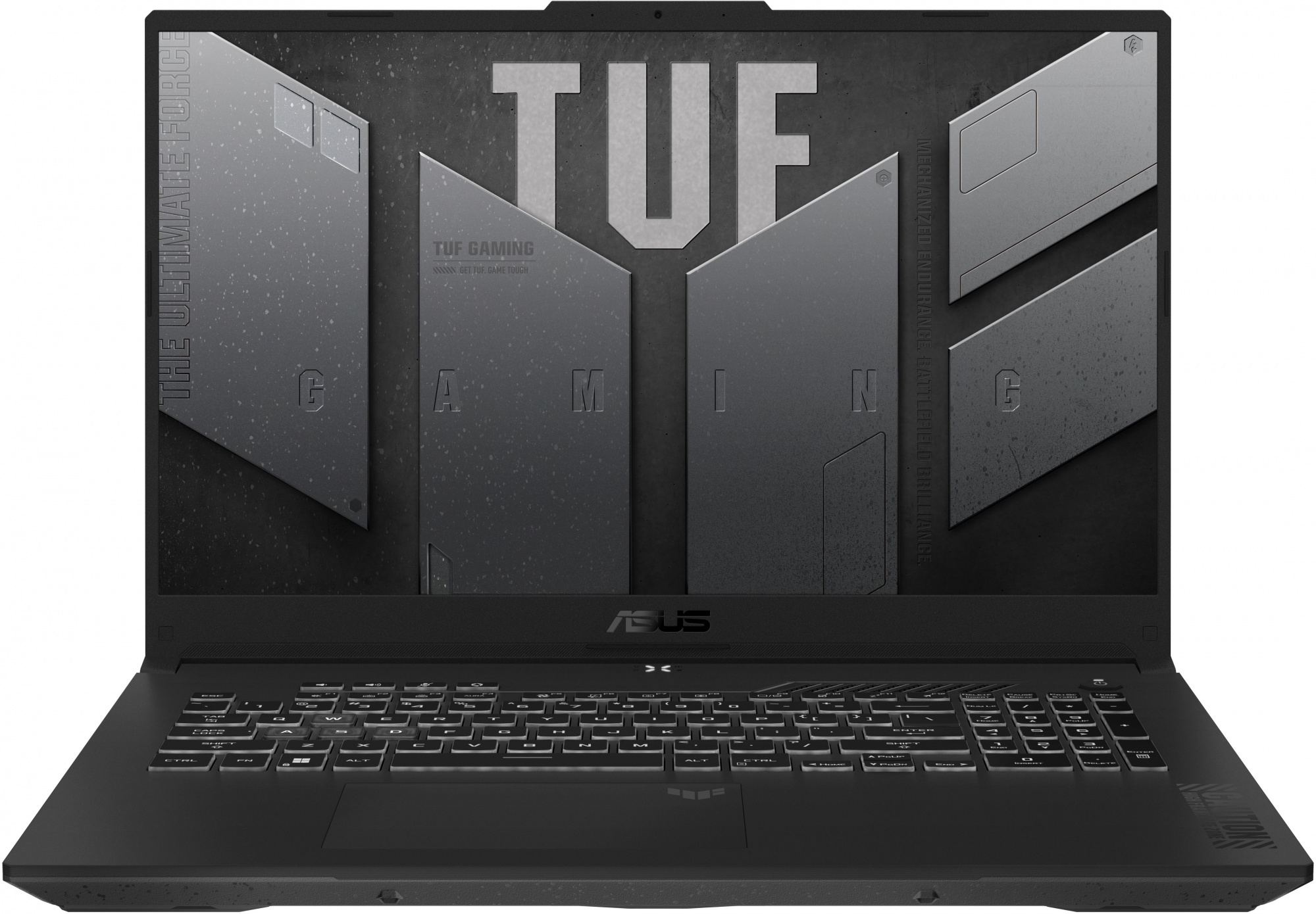 Ноутбук Asus TUF Gaming A17 FA707NV-HX064 Ryzen 5 7535HS 16Gb SSD1Tb NVIDIA GeForce RTX4060 8Gb 17.3" IPS FHD (1920x1080) без ОС grey WiFi BT Cam (90NR0E35-M003R0)