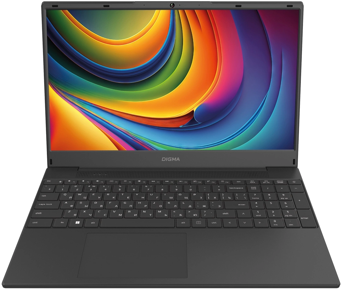Ноутбук Digma EVE A5820 Ryzen 3 3200U 8Gb SSD512Gb AMD Radeon Graphics 15.6" IPS FHD (1920x1080) Windows 11 Pro black WiFi BT Cam 4500mAh (DN15R3-8DXW03)